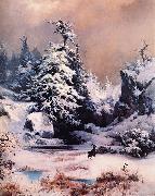 Winter in the Rockies Thomas Moran